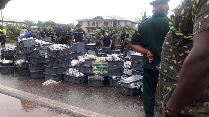 Techiman Bullion van accident