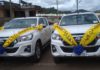 The two brand new Toyota Hilux Pick-Up vehicles