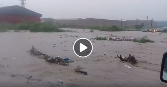 Tema Motorway flood