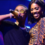 Wizkid, Tiwa Savage make peace as they hug at an event