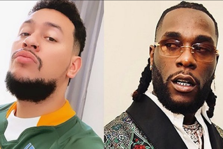 AKA and Burna Boy (R)