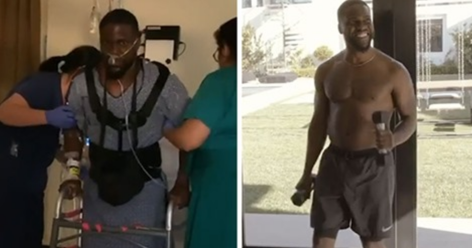 Kevin Hart Shares Intimate Video Of Crash Recovery Hospitalisation Kevin Hart Shares Intimate Video Of Crash Recovery Hospitalisation