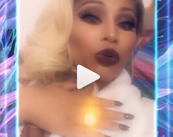 Nicki Minaj and Kenneth Petty show off their over-the-top diamond