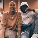 Stonebwoy captured in a photo with Keri Hilson