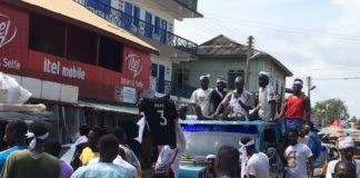 The pitch invader at the Black Stars African Cup of Nations (AFCON)