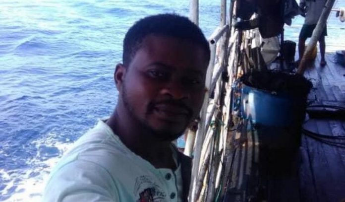 Emmanuel Essien went missing from the trawler Meng Xin 15 on July 5, 2019