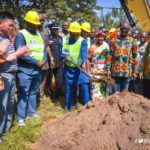 Dr Bawumia during sod cutting for Eastern corridor Hohoe-Jasikan-Dodo Pepesu roads