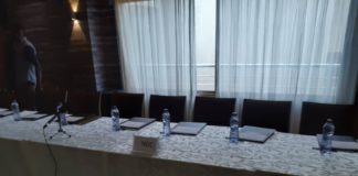 Seats reserved for the NDC at Vigilantism Dialogue empty