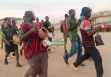 Residents of Tema in the Greater Accra Region in the early hours of Tuesday hit the streets to register their displeasure against the role of the Traditional Council over unemployment