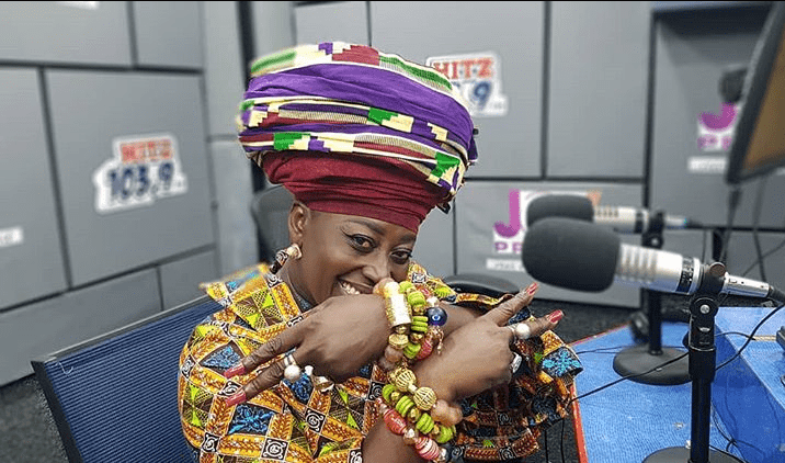 Akumaa sits for an interview on Daybreak Hitz on Hitz FM