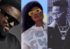File Photo: Sarkodie (L), Becca (M) and Shatta Wale