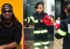 Paul Okoye's daughter dressed in 'fire department' uniform