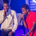 Stonebwoy and Kelvyn Boy (R)