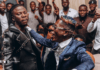 Stonebwoy (L) and Shatta Wale at 4Syte Music Awards 2019