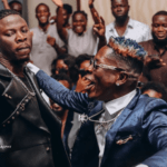 Stonebwoy (L) and Shatta Wale at 4Syte Music Awards 2019