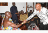 Photo: Steve Harvey meets ex-president Kufuor, Asantehene Otumfuo