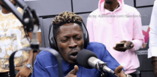 Shatta Wale at HItz FM