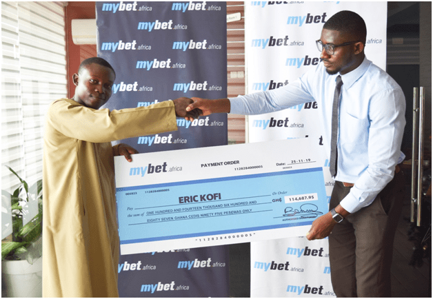 Eric Kofi Wins Big At Mybet africa Adomonline