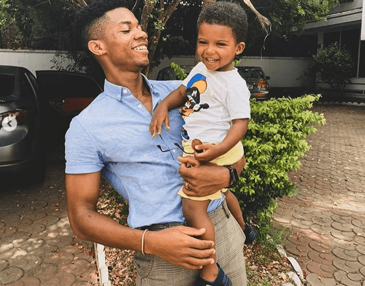 Kidi and his son, Zayne