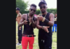Shatta Wale (L) and Mr Logic