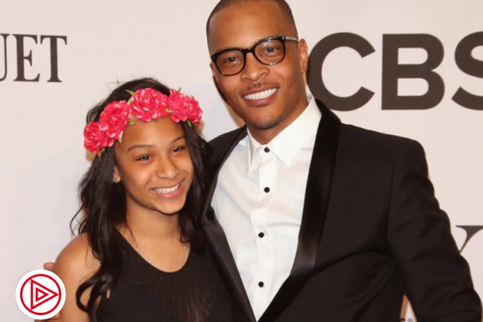 Deyjah Harris and her father T.I.