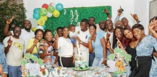 Photos: Nadia Buari, others attend John Dumelo’s son’s first birthday