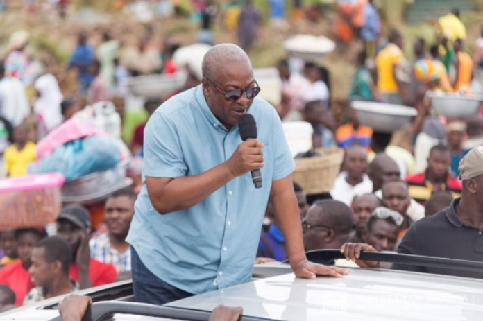 Mahama rally Economy is not doing well, fix it - Mahama charges Akufo-Addo