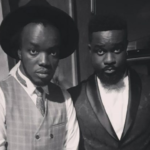Singer Akwaboah (L) and Sarkodie