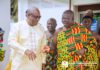 Asantehene’s visit to the office of John Dramani Mahama on Friday was ahead of a lecture the king was scheduled to deliver at the University of Professional Studies Accra.