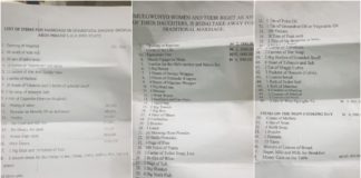 The traditional list