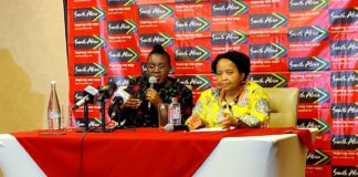 South African Tourism Minister, Mmamoloko Kubayi-Ngubane and South African High Commissioner to Ghana, Ms Lulama Xingwana