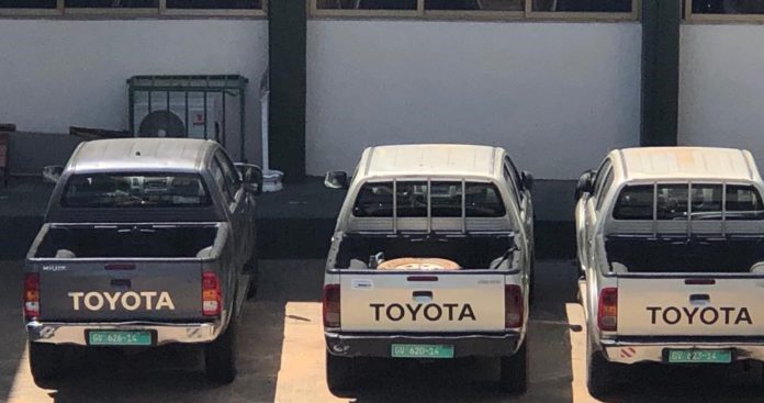 The disappeared vehicles back at RGD