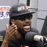 Samini wears Untamed T-shiirt on Daybreak Hitz