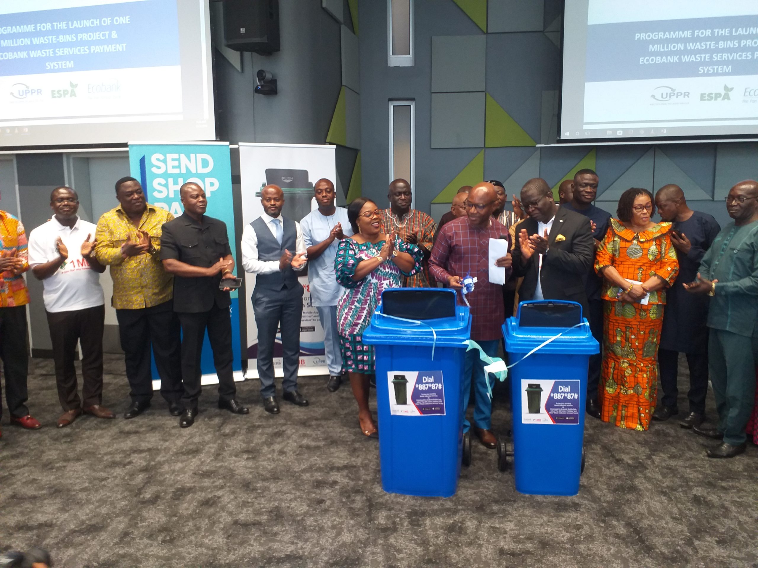 Ecobank invests US10 million into 1 million waste bins project