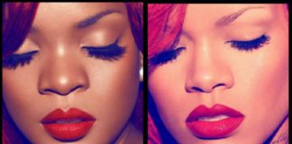 Lisa-Lan Woell (left) and Rihanna (right)