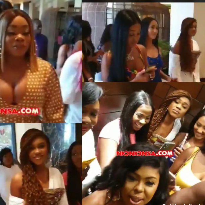 Moesha, Efia Odo, Becca, Afia Schwar, Hajia4real, others storm Kempinski hotel to meet Cardi B