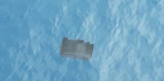 Debris was found floating in the area where the plane went missing on Monday