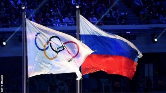 Athletes will not be allowed to compete under the Russian flag at the Tokyo 2020 Olympics or Beijing 2022 Winter Games
