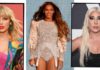 Taylor Swift, Beyonce and Lady Gaga