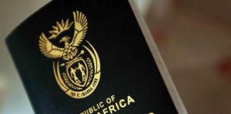 SA visa passport