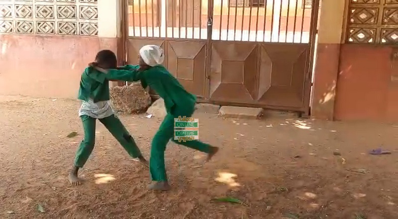 Pupil fighting at school