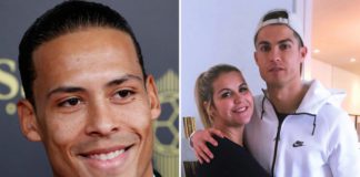 Ronaldo's sister Katia has slammed Van Dijk in a massive Instagram post