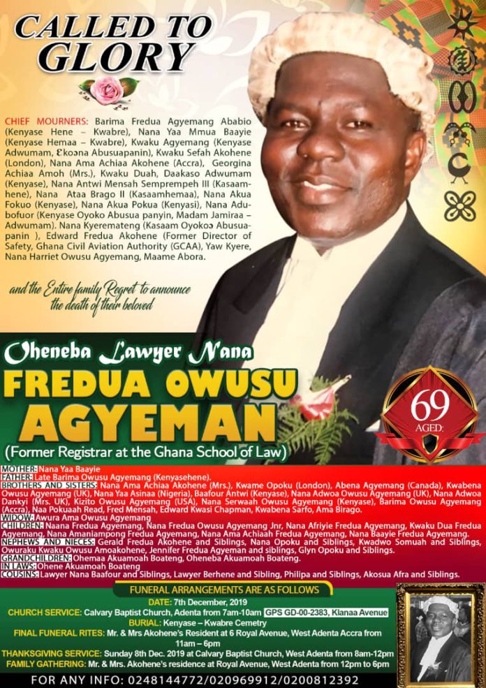 Oheneba Nana Lawyer Fredua Owusu Agyeman