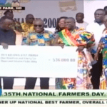 The national award comes with a cheque of GH¢ 536,000.00