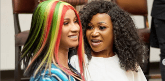 Cardi B and Akuapem Poloo (R) / Photo Credit: Instagram