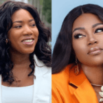 File Photo: Victoria Lebene and Yvonne Nelson (R)