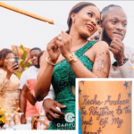Keche Andrew's wife tattoos singer's name on her hand