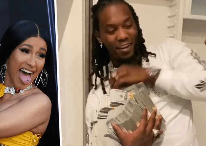 Cardi B gifts Offset refrigerator filled with $500K for his birthday [Video]