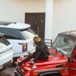 Shatta Wale shows off his cars