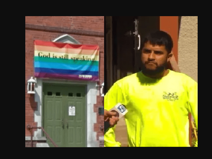 Man jailed for 16 years for pulling down gay flag and burning it